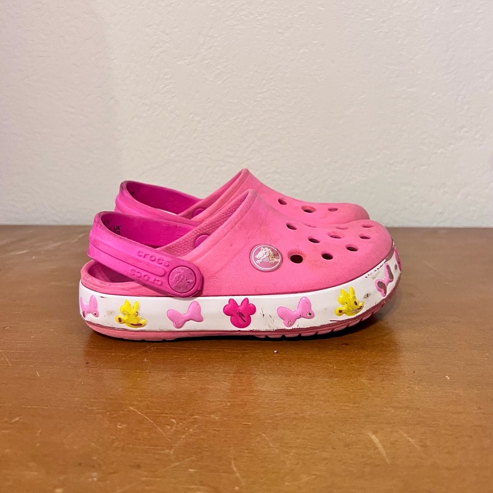 Minnie Mouse crocs C8 toddler 8